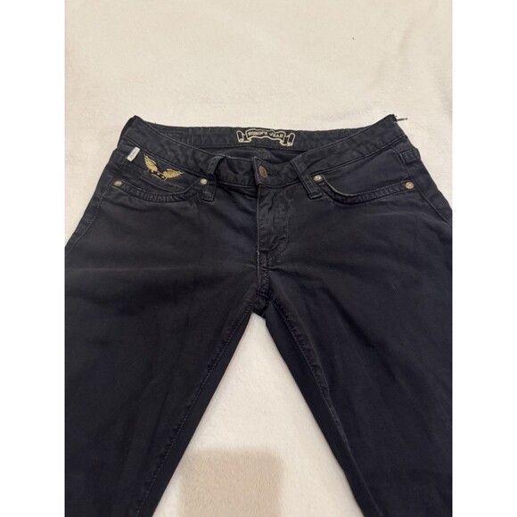 Robin’s Jean Women’s Ankle Skinny Twill with Gold Wing Sz 29. Made In USA - Picture 1 of 16